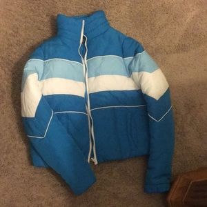 Puffy jacket - turquoise - wild fable size XS